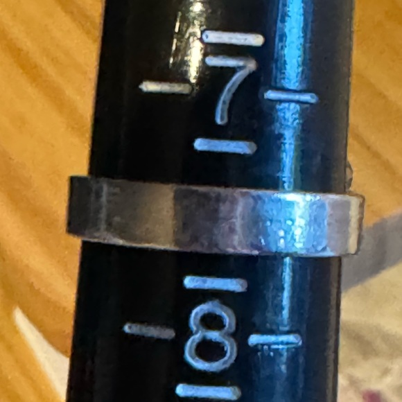 Opal Freeform 3 stone sterling silver ring - Picture 8 of 8